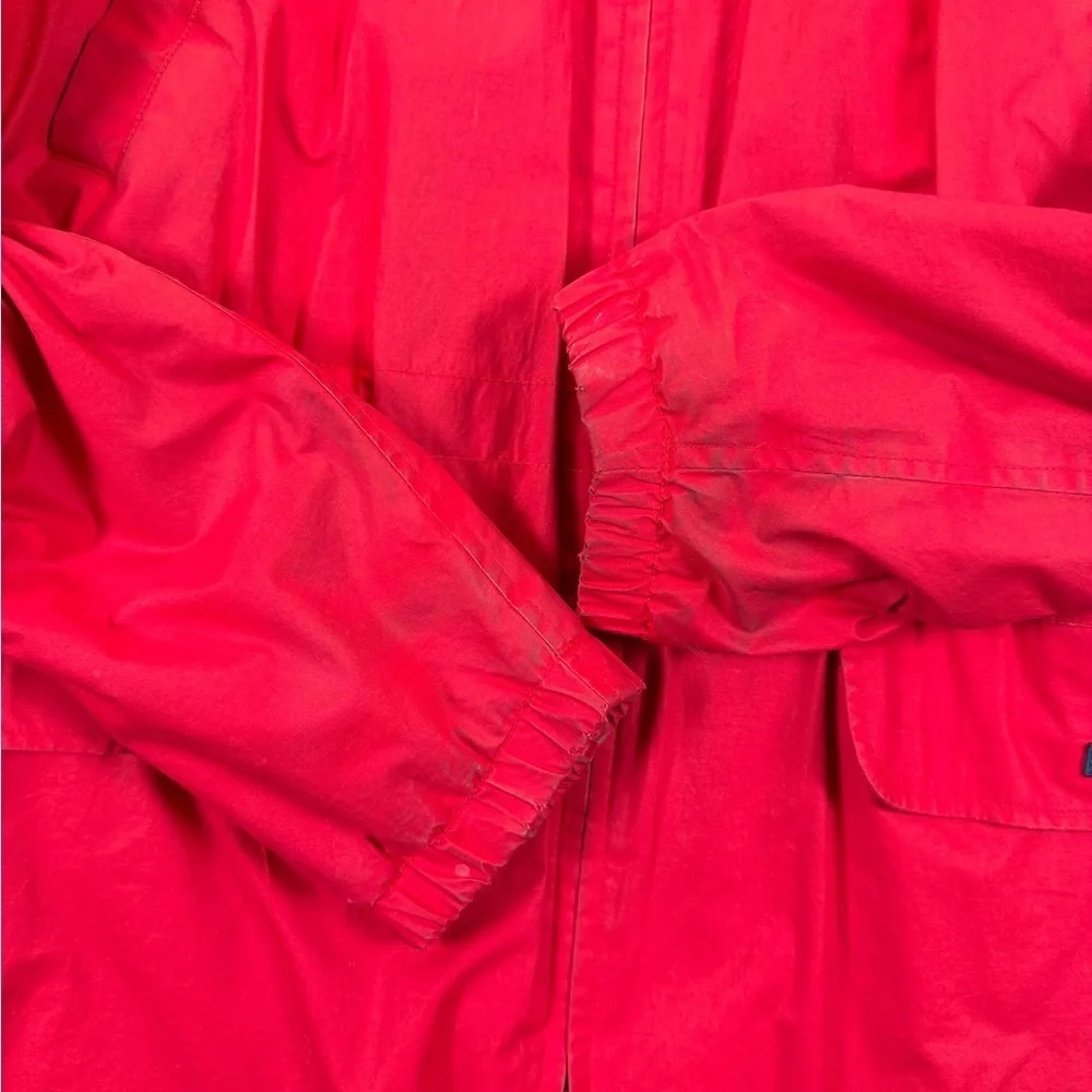 Vintage Polo Ralph Lauren Red Parka Jacket Mens M Fleece Lined Outdoor Retro 90s